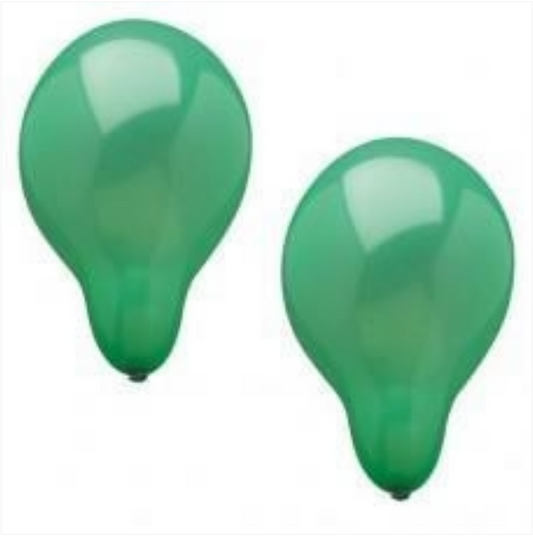 Papstar Green Birthday Party Balloons 10 Piece Party Pack 25cm
