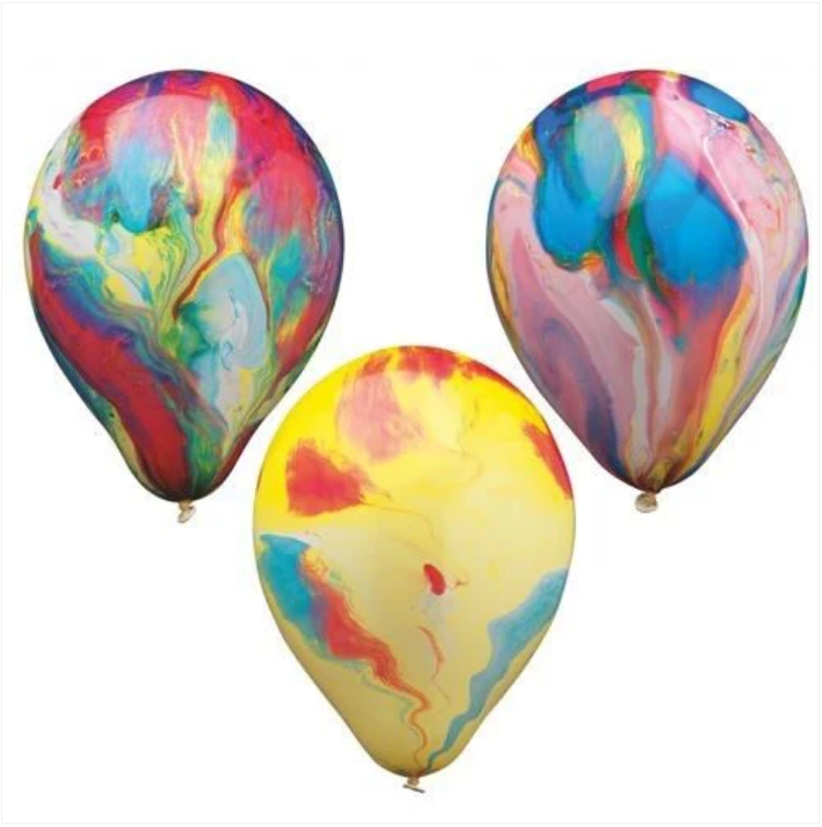 Papstar Multicolour Birthday Party Balloons 8 Piece Party Pack 22cm