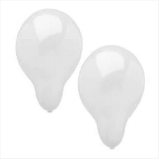 Papstar White Birthday Party Balloons 10 Piece Party Pack 25cm