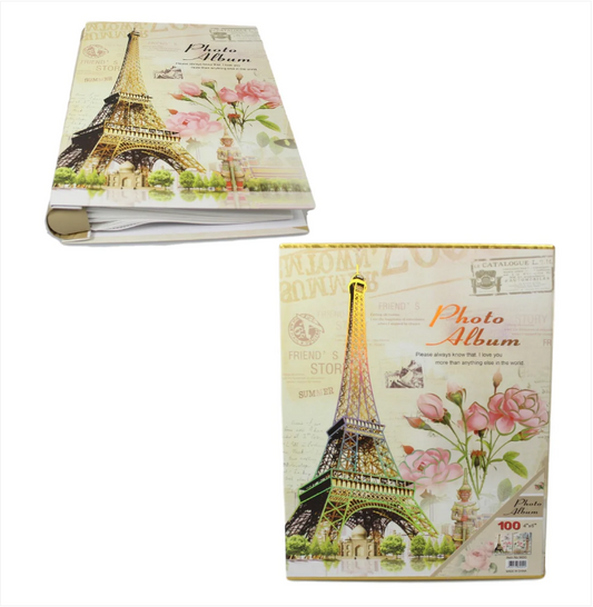 Paris Vintage Memories Wedding Birthday Photograph Album 100 4x6''