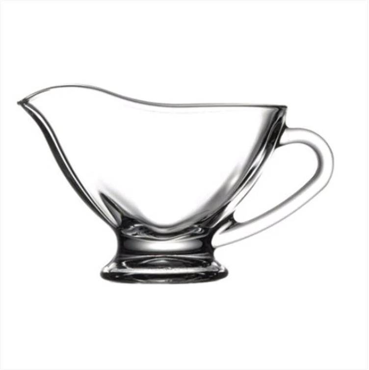 Pasabahce Glass Gravy Boat Kitchen Dining With Handle