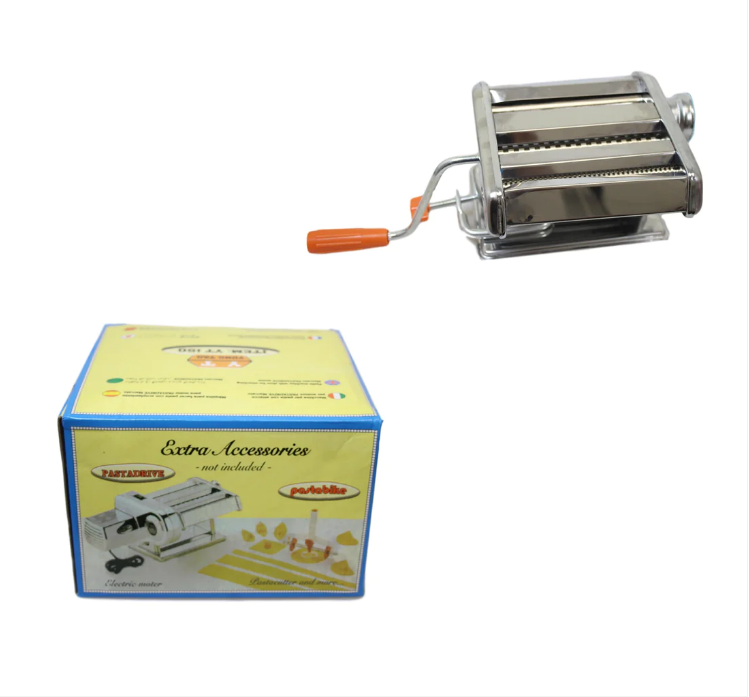 Pasta Lasagne Spaghetti Tagliatelle Ravioli Maker Machine Stainless Steel 9cm x 14cm