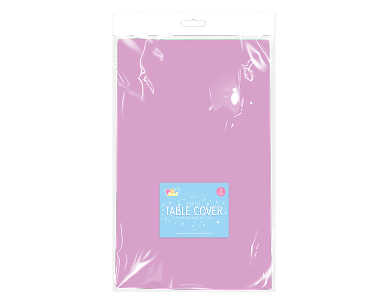 Pastel Plastic Table Cloths 2pk