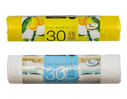 Pedal Bin Liners Scented 30pk 15L