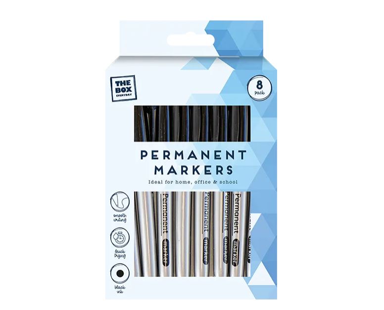 Permanent Markers 8pk