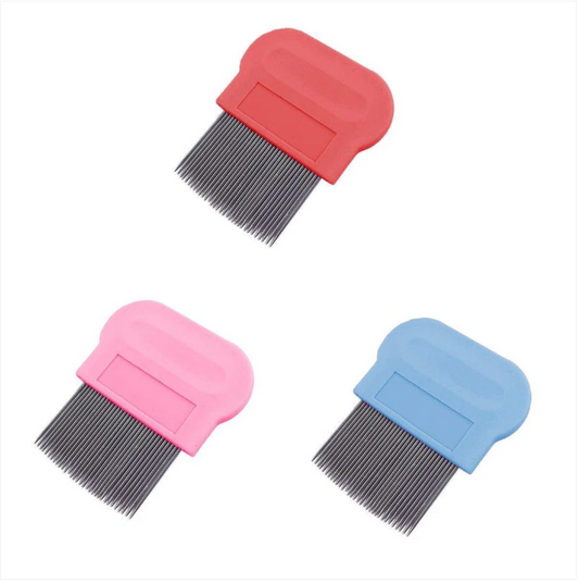 Pet Cat Dog Kitten Puppy Metal Flea Comb Hair And Fur Grooming