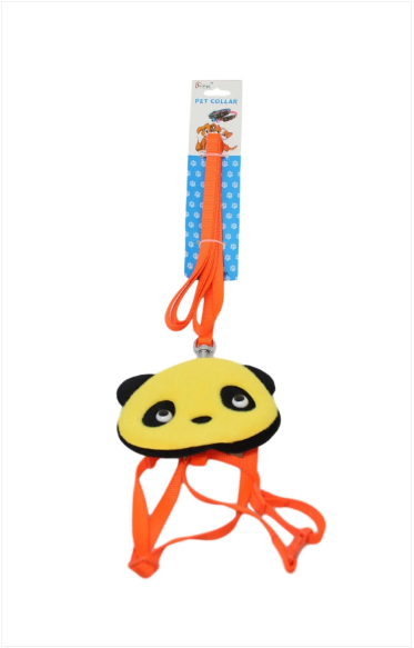 Pet Collar Fancy Cartoon Furry Neck Collar With Leash Size Small Assorted Designs x 1