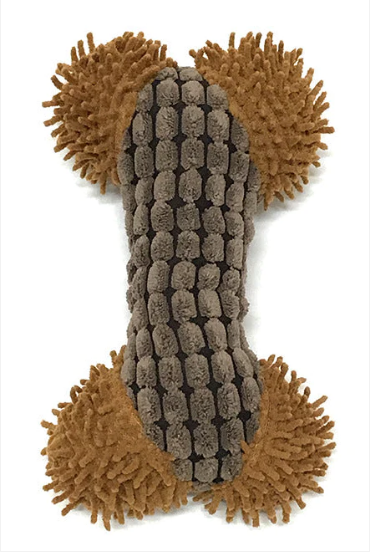 Pet Dog Soft Toy Bone 17 x 10 cm Assorted Colours