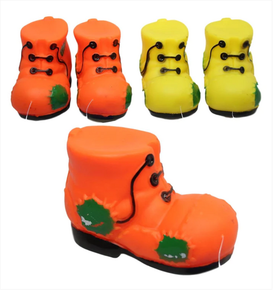 Pet Dog Toy Squeaky Boot Shoe 10 cm Assorted Colours