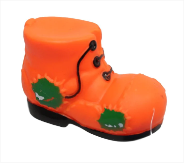 Pet Dog Toy Squeaky Boot Shoe 10 cm Assorted Colours