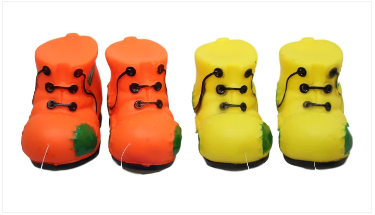 Pet Dog Toy Squeaky Boot Shoe 10 cm Assorted Colours