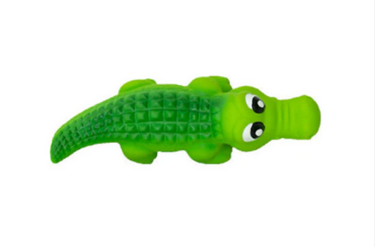 Pet Dog Toy Squeaky Crocodile Alligator 19 cm
