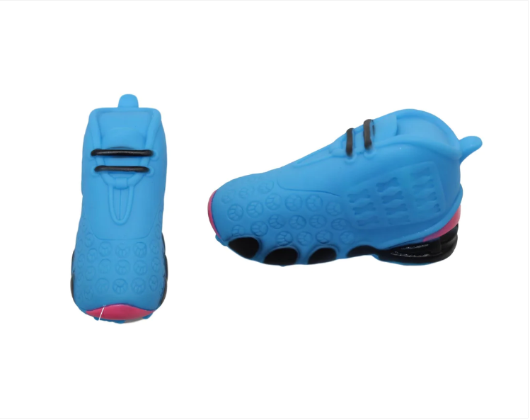Pet Dog Toy Squeaky Football Shoe 13 cm Assorted Colours