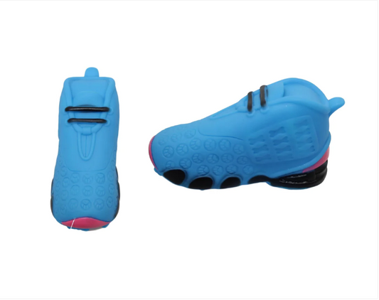 Pet Dog Toy Squeaky Football Shoe 13 cm Assorted Colours
