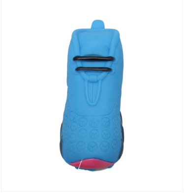 Pet Dog Toy Squeaky Football Shoe 13 cm Assorted Colours