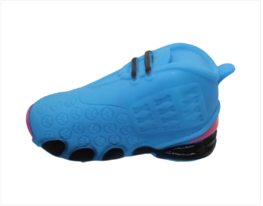 Pet Dog Toy Squeaky Football Shoe 13 cm Assorted Colours