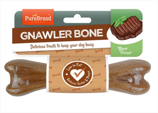 Pet Dog Treats Beef Gnawler Bone 175g