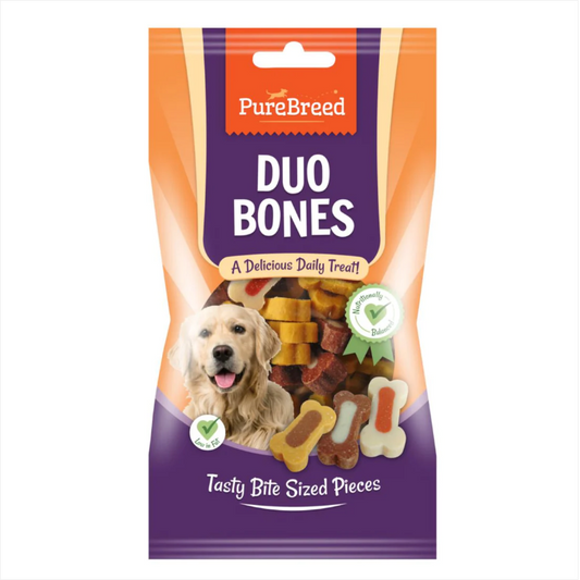 Pet Dog Treats Duo Bone Mix Bag 200g