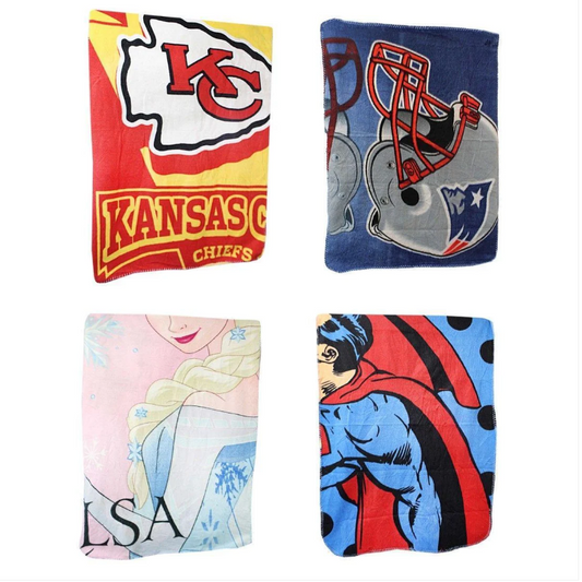 Pet Printed Soft Dog Puppy Cat Fleece Blanket 100cm x 70cm