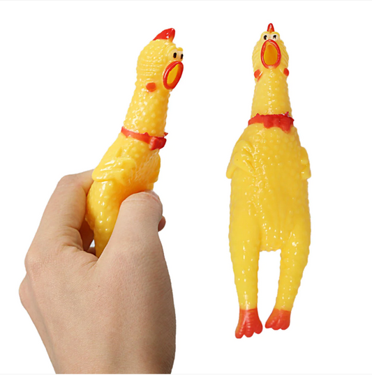 Pet Toy Squeeze Shrilling Chicken Screaming Toy