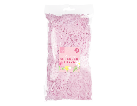 Pink Shredded Tissue Paper 25g