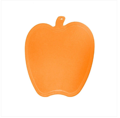 Plastic Apple Shaped Cutting & Chopping Board 21 x 17 cm Assorted Colours