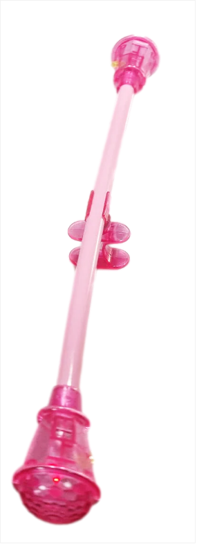 Plastic Children's Twirling Baton with Flashing Lights Assorted Colours