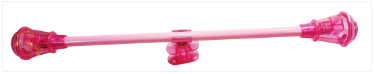 Plastic Children's Twirling Baton with Flashing Lights Assorted Colours