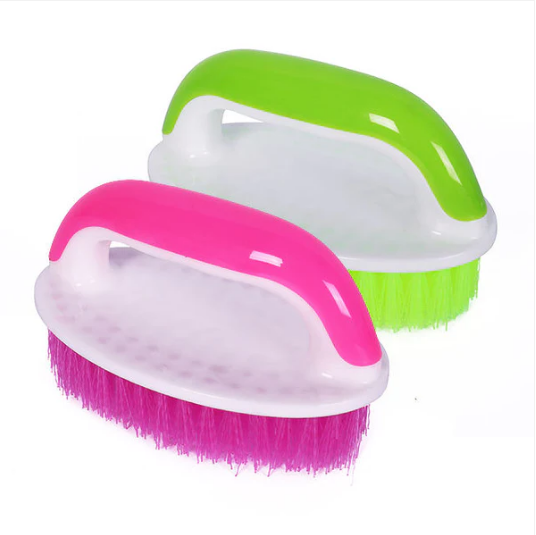 Plastic Cleaning Scrubbing Brush 13 x 8 cm Assorted Colours