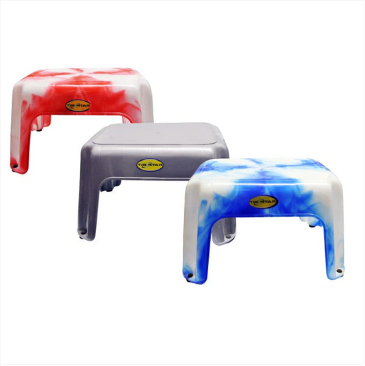 Plastic DC Stepping Stool Tie Dye Assorted Colours