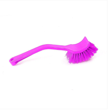 Plastic Dish Scrubber Brush 19 cm Assorted Colours