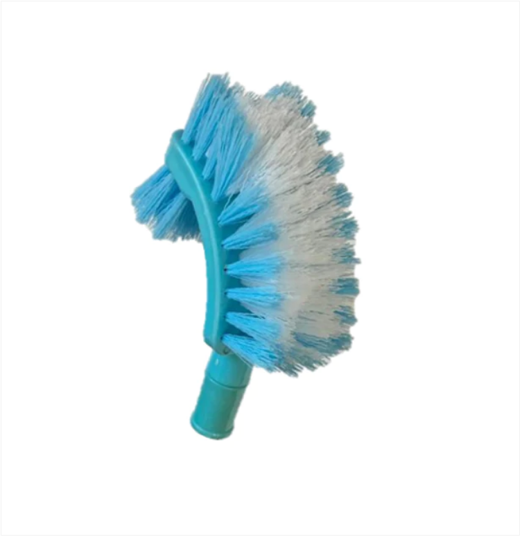 Plastic Double Sided Toilet Cleaning Scrubbing Brush 54 cm Assorted Colours