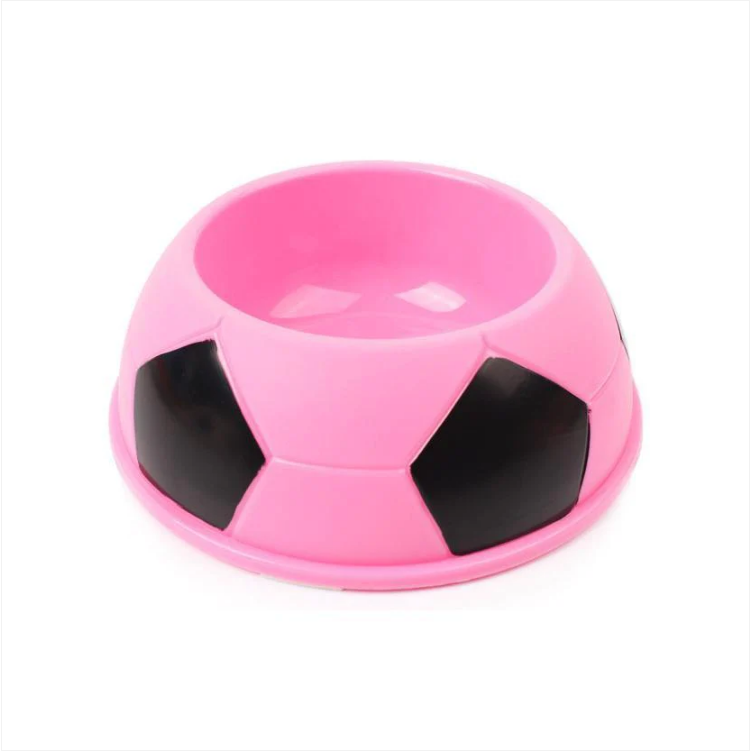 Plastic Indoor/Outdoor Dog Bowls Football Design