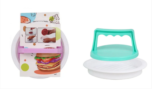 Plastic Meat Burger Patties Press 13 cm Assorted Colours