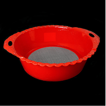 Plastic Mesh Deep Colander Flower Strainer Rice Pasta Spaghetti Noodles