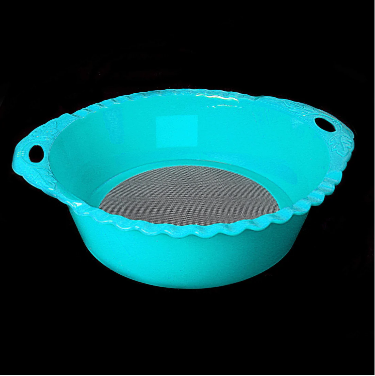 Plastic Mesh Deep Colander Flower Strainer Rice Pasta Spaghetti Noodles