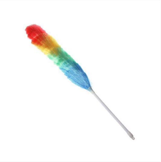 Plastic Rainbow Feather Duster 60 cm