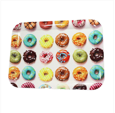 Plastic Serving Tray 30 x 22 cm Assorted Designs