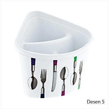 Plastic Silverware Cutlery Holder Assorted Designs And Colours