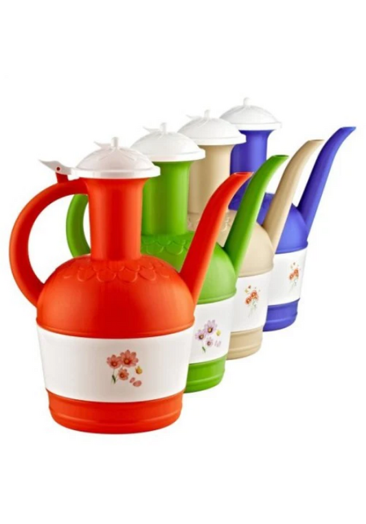 Plastic Water Ewer 2L Long Spout Assorted Colours