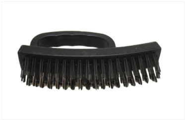 Plastic Wire Brush Black Cleaning Scrubbing Indoor Outdoor Brush 16cm