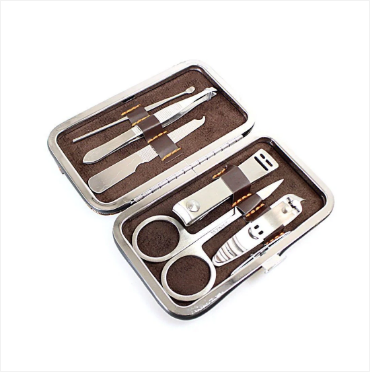 Pocket Size High Quality Designer Nail Care Pedicure Set In Stainless Steel