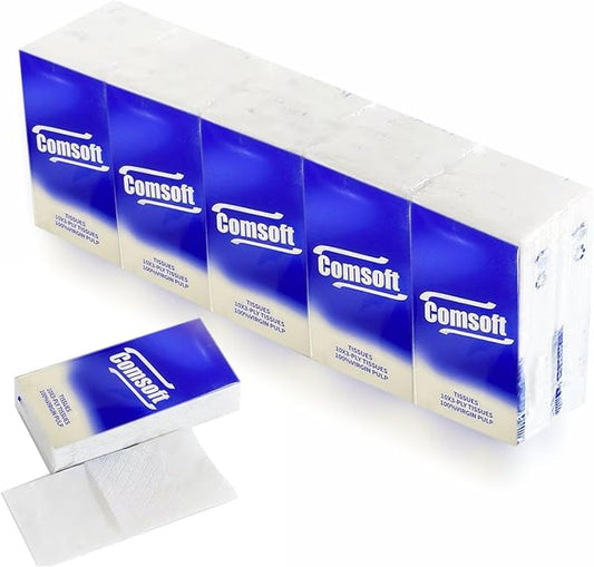Pocket Tissues Small Pack 3 Ply Individually Wrapped Pocket Tissue