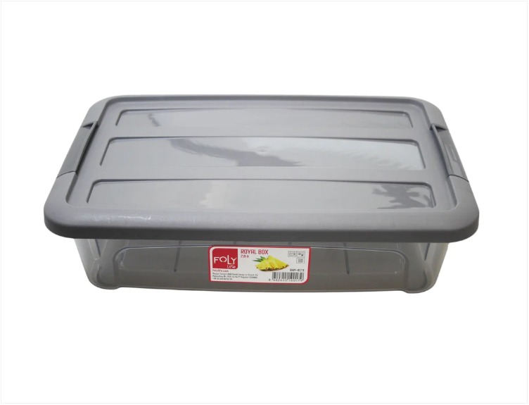 Poli Rectangle Food Storage Container Box 2.8 Litre 30cm x 7cm