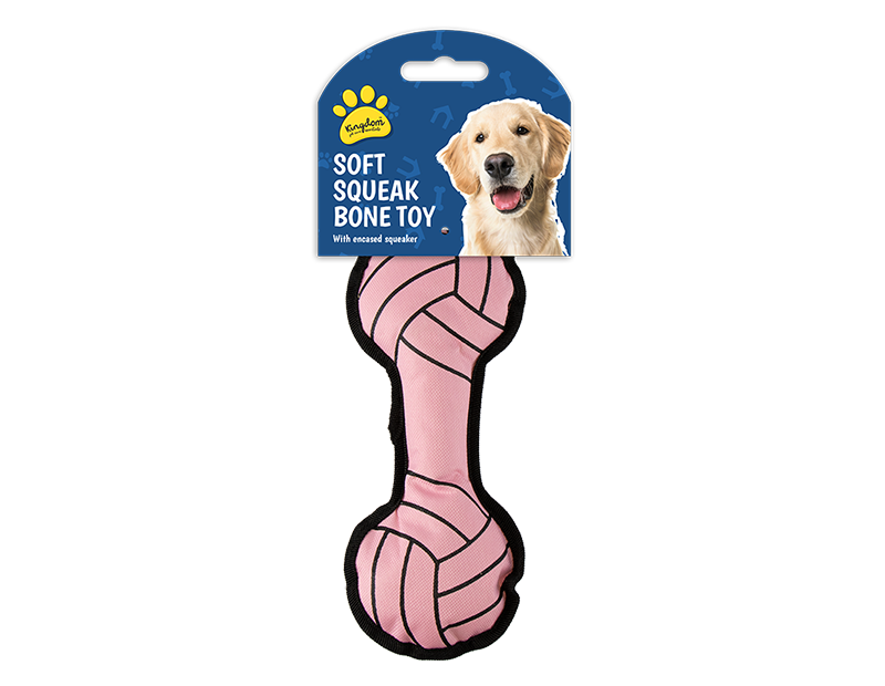 Polyester Squeaky Dog Bone Toy