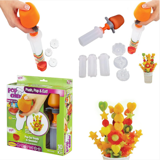 Pop Chef Push Pop And Eat 6 Shapes