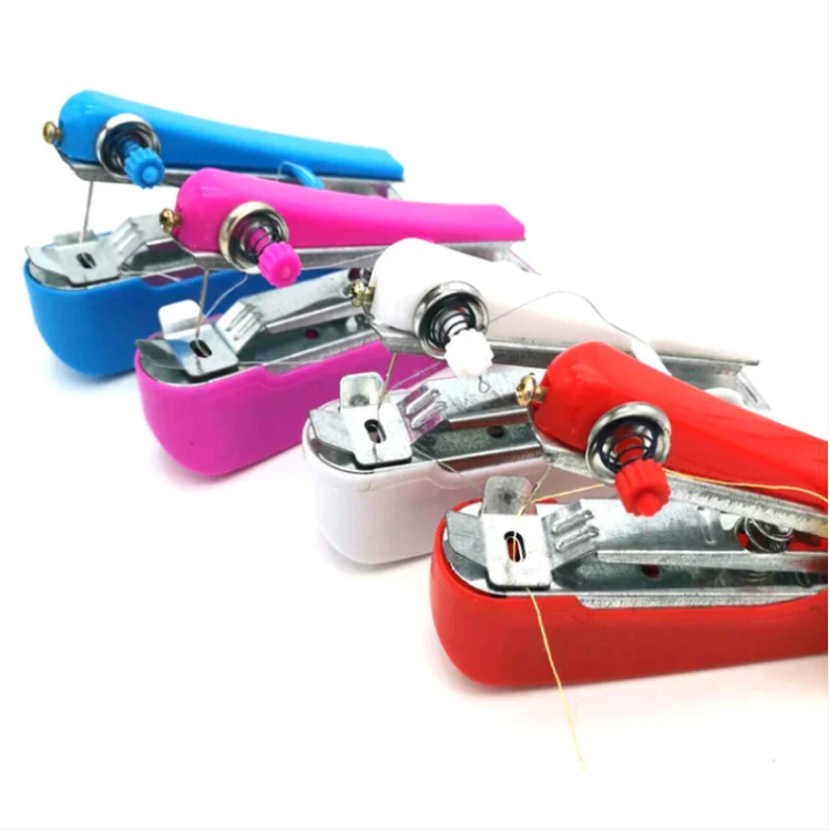 Portable Mini Hand Held Sewing Machine 10 cm Assorted Colours