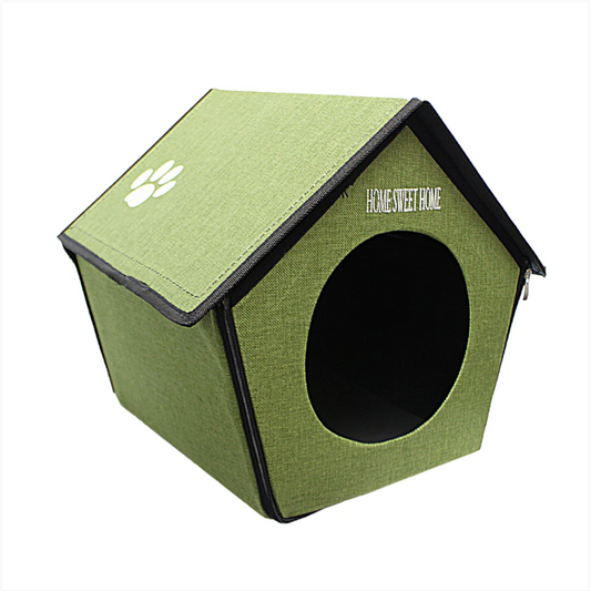 Portable Travel Dog House Folding Pet Kennel Soft Cat Puppy Indoor Outdoor Bed