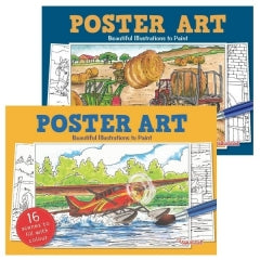 Poster Art Colouring Books