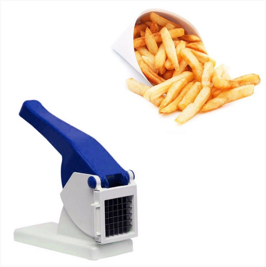 Potato Chipper Vegetable Cutter Slicer With Interchangeable Blades